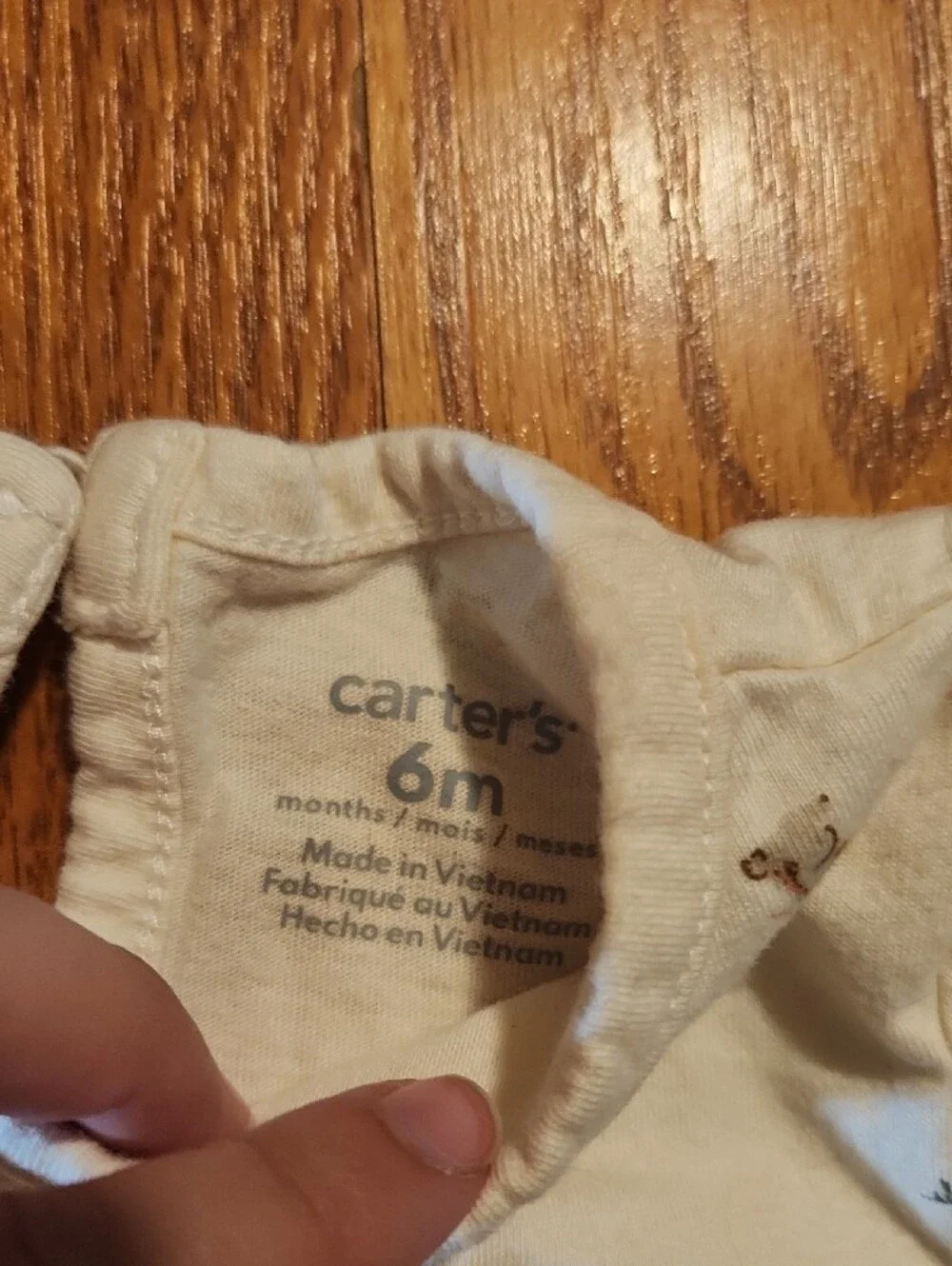 Carter's Chambray Blue Denim Baby One-Piece